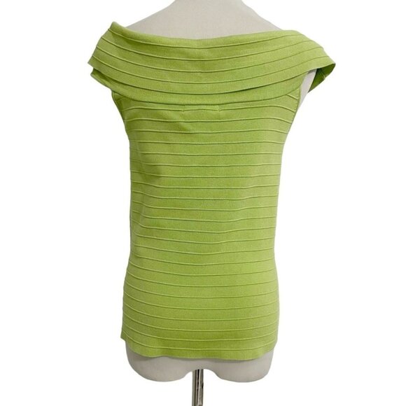 NEW Lillie Rubin Size Large  Top Blouse Off The Shoulder Silk Blend $78 - Picture 4 of 7